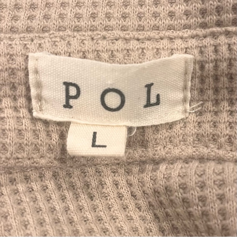 🌸POL LEOPARD PRINT PATCH WORK CARDIGAN SIZE LARG… - image 5